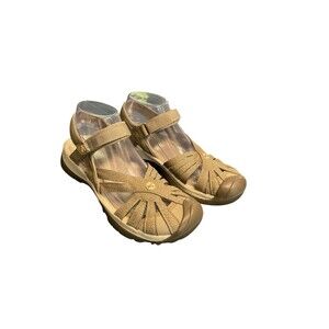 Keen Women's Rose Adjustable Strap Adventure Sandals Brindle/Shitake Size 8.0